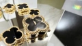 Van Cleef & Arpels VCA Black Onyx Alhambra Дамски Часовник, снимка 9