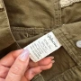 Винтидж мъжки къси панталони Oxbow в цвят каки, ​​размер XL, памучни с копчета, снимка 7