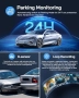 Нова Dash Cam 4K предна и 1080P задна камера, WiFi, нощно виждане, 170° ъгъл, снимка 6