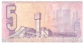 South Africa-5 Rand-1990-P# 119e-Paper, снимка 2