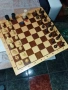 Шах-табла48/48 с дървени фигури и пулове, снимка 4