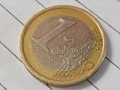 Монета 1 евро 2003 Италия, снимка 2