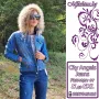 Дамско дънково яке с качулка City Angels Jeans, Големи размери до 6XL, Син деним, снимка 1