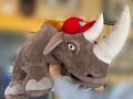 Огромен плюшен Носорог, снимка 1 - Плюшени играчки - 45457143
