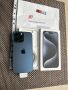 НОВ!!!24М ГАР/ *ЛИЗИНГ* /  iPhone 15 Pro Max 256Gb Blue Titanium, снимка 1