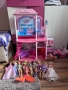 Къща на Барби Barbie кола и кукли, снимка 2
