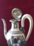 Сребърна кана за вода,чай,кафе,вино,ракия,среро 800,вместимост 1 литър,дръжка слонова кост., снимка 5