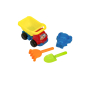 Плажен комплект, малко камионче, жълто, 3 части, снимка 1 - Надуваеми играчки - 44968447