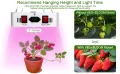 NAILGIRLS LED Grow Light 1000 W/Пълен спектър/двоен превключвател с температурен влагомер, снимка 12