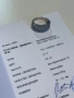 💍Пръстен от бяло 18 каратово злато С 50бр естествени диаманти 💎 54р-р 6.08гр, снимка 6