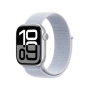 НОВ! Apple Watch Series 10 46mm Silver Al Blue Cloud SL ГАРАНЦИЯ!, снимка 1