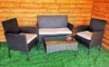 Градински Мебели От Ратан - Ратанов Комплект От 4 Части, снимка 2