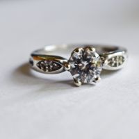 сребърен пръстен с камък, снимка 6 - Пръстени - 45288363
