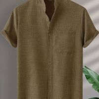 Стилна лятна риза - L размер, снимка 1 - Ризи - 45201504