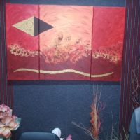 Картина с маслени бои японска декорация, снимка 3 - Картини - 45107572
