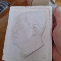 Стара гипсова отливка Сталин, снимка 4 - Други ценни предмети - 45205291