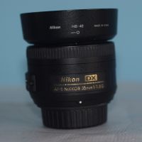Nikkor AF-S 35mm f1.8G, снимка 1 - Обективи и филтри - 45614235