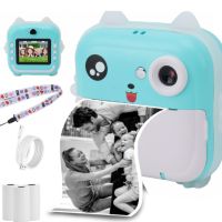 Моментална камера за деца Детски фотоапарат принтер функция за печат на снимки, снимка 1 - Фотоапарати - 45361330