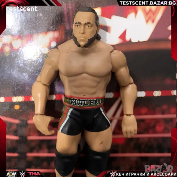 Екшън фигура WWE Rusev Miro Русев Миро Bulgarian Brute Мачка Mattel figure играчка Basic, снимка 1