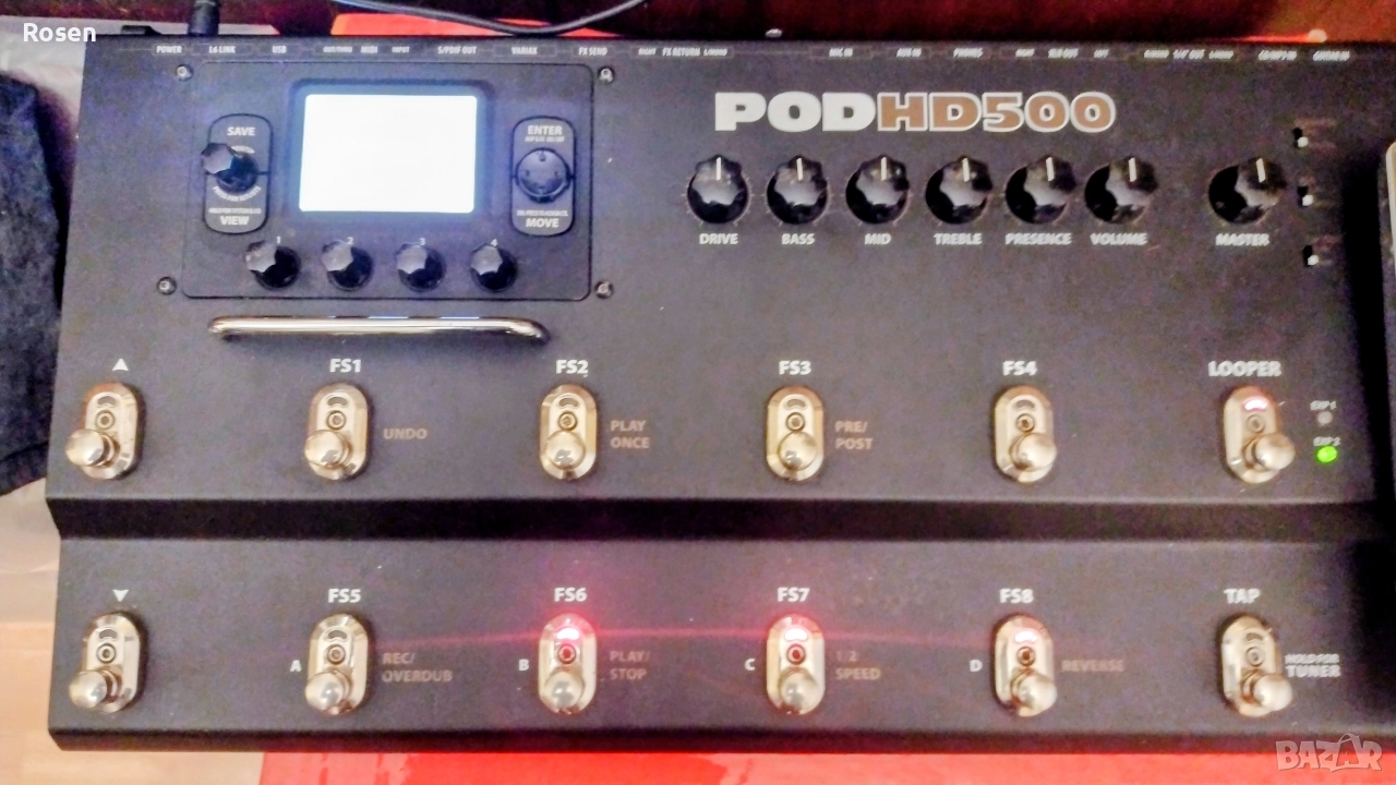 Продавам:Line6 HD pod 500 мулти ефект китарен процесор., снимка 1