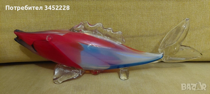 фигура стъклена риба за колекционери , снимка 1