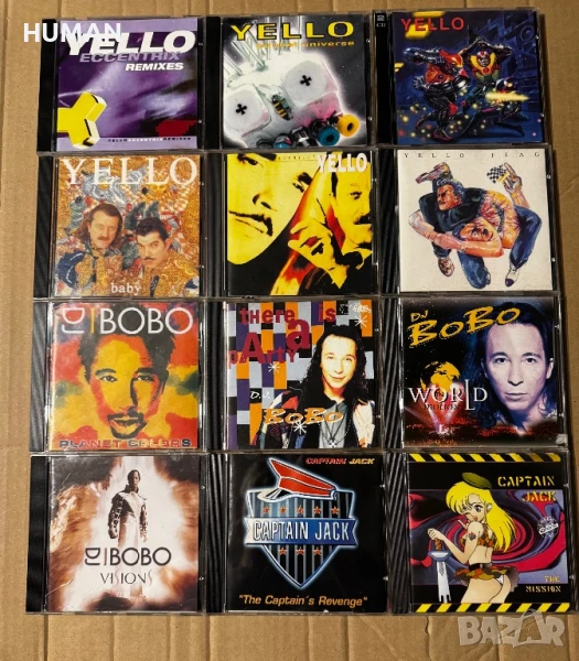 Yello - DJ Bobo - Captain Jack , снимка 1