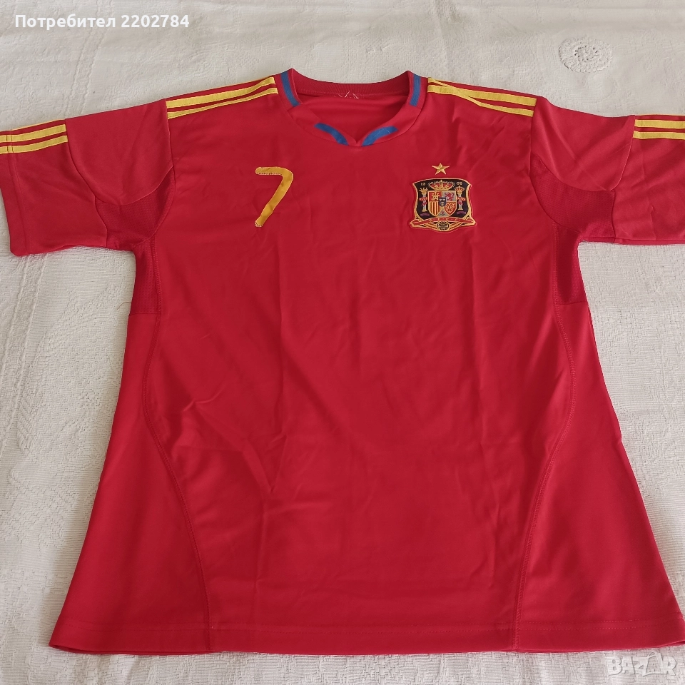 Футболни тениски национален отбор на Испания, Атлетико Мадрид и Бенфика, тениска , снимка 1