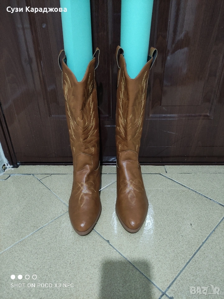 Дамски каубойски ботуши, снимка 1