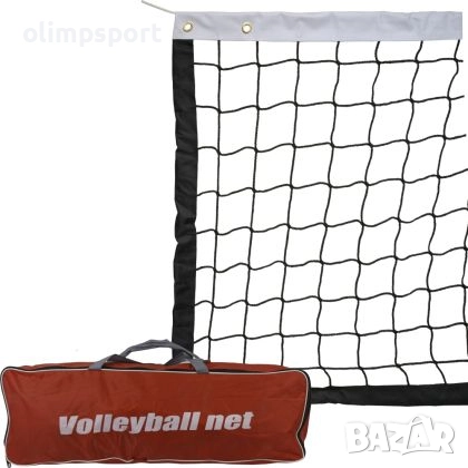 Мрежа за волейбол MAX с размери 7.5х1 м и филе от четирите страни. , снимка 1