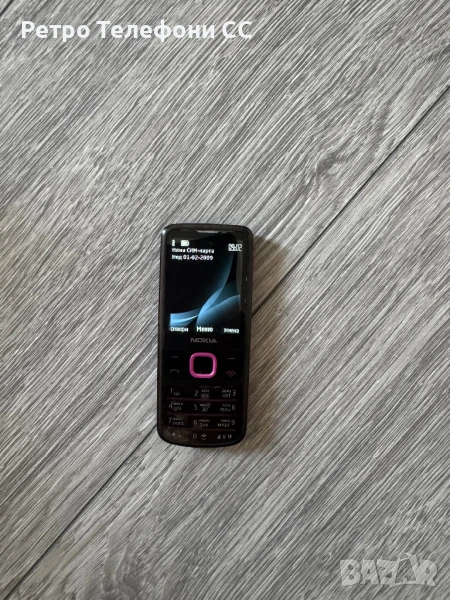 Nokia 6700 İlluvial Metal Черно с розово бг меню, снимка 1