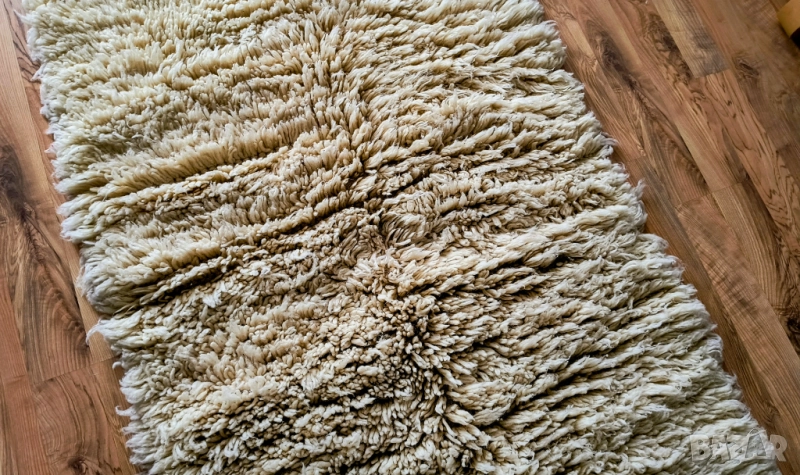 Вълнен Китеник / Покривало за Диван / Губер / Килим / Вълнена Постелка, снимка 1