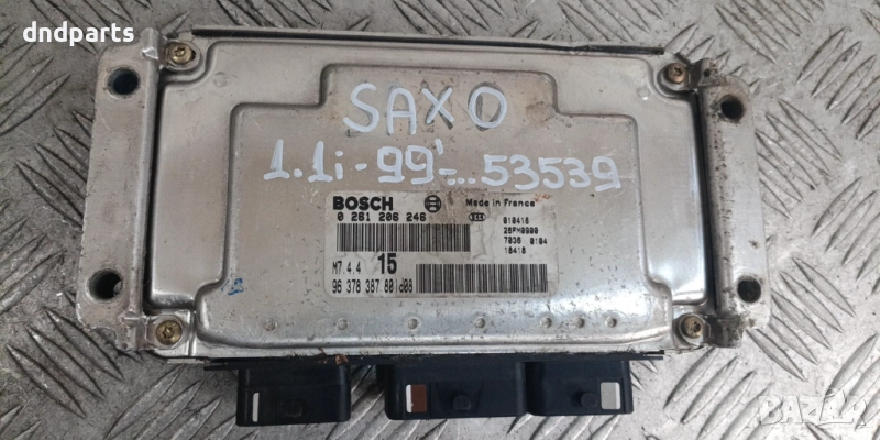 Компютър Citroen Saxo 1.1i 1999г. 0261206246 9637838780	, снимка 1