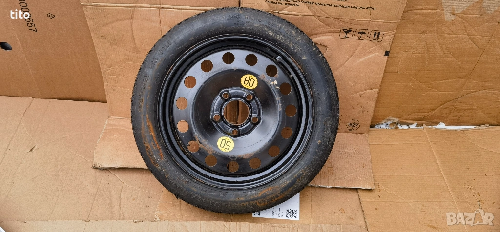 5 120 17 Цола Резервна гума Патерица БМВ /BMW, снимка 1
