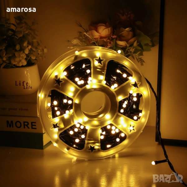 Водоустойчиви Коледни LED лампички „Звездно небе“ – 50 метра, 240 светлини!, снимка 1