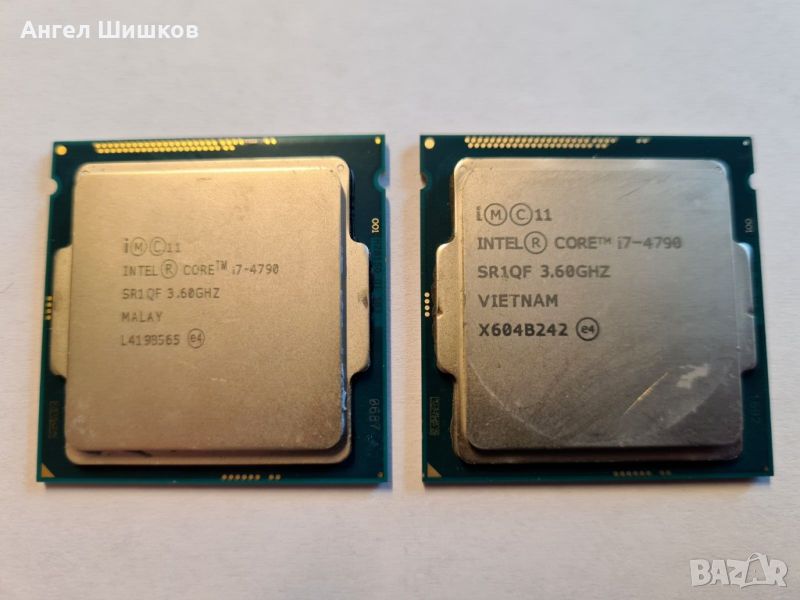 Intel Core i7-4790 SR1QF 3600MHz 4000MHz(turbo) L2=1MB L3=8MB 84Watt Socket 1150 , снимка 1