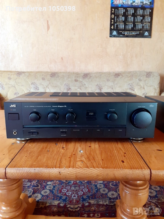 Прекрасен усиловател JVC AX-311 BK Dynamic SUPER A- Японска мощна машина., снимка 1