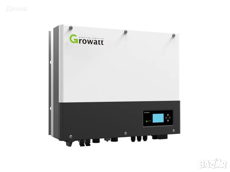 Хибриден соларен инвертор Growatt SPH5000, снимка 1