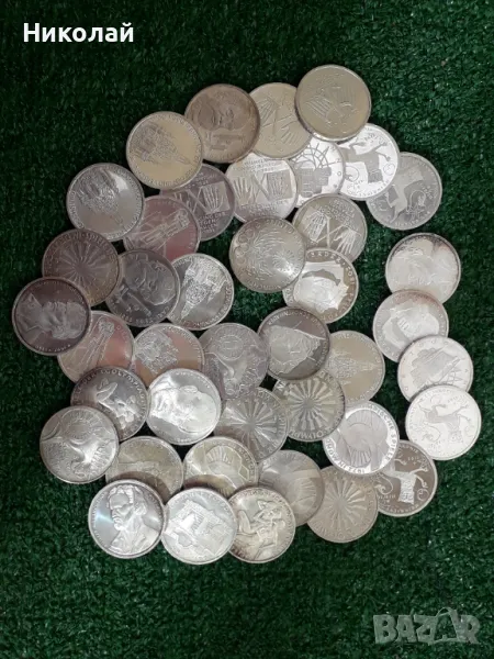 41 броя сребърни, юбилейни монети по 10 дойче марки 1972-1996г. ФРГ по избор, снимка 1