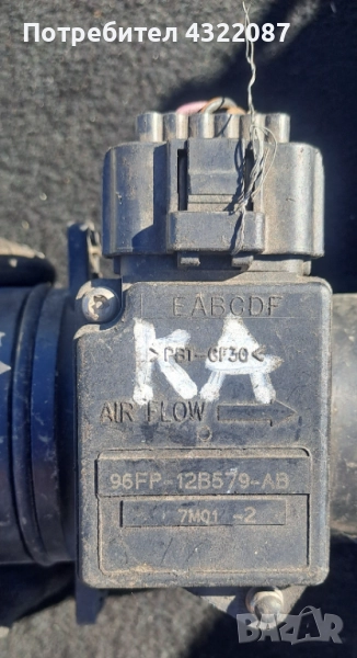 Дебитомер 96FP-12B579-AB Ford Fiesta /KA 1.4i, снимка 1