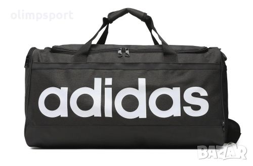 Спортен сак ADIDAS Essentials Linear Medium, 35 л, Черен, снимка 1