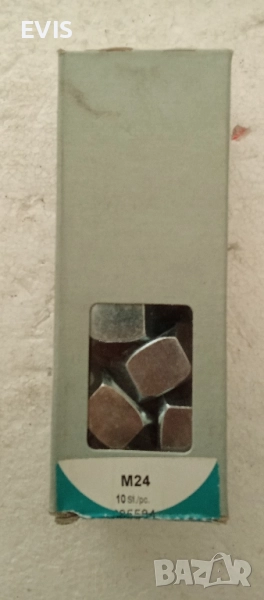 Гайки М24 – поцинковани, опаковка 10 бр., снимка 1