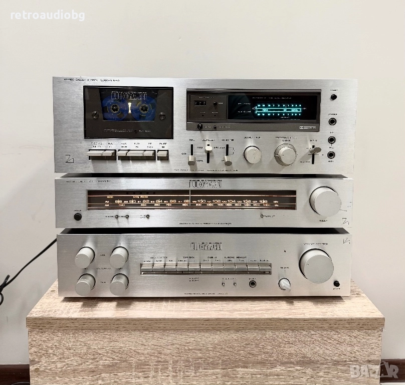 💥Ретро аудио система сет LUXMAN - усилвател, дек и тунер 1978 - 1982 г. - Made in Japan💥, снимка 1