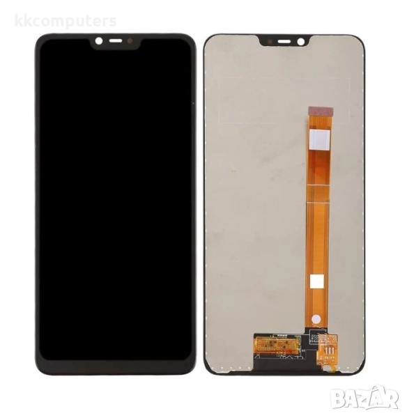 LCD Дисплей за OPPO A3s / A5s / A1k / A92 / A37 / A31 / A79 / + Тъч скрийн /Черен/ Оригинал Service , снимка 1