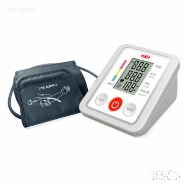 Дигитален апарат за измерване на кръвно налягане – с маншет над лакътя, снимка 1