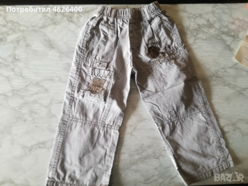 Продавам детски дълги светло-сив панталонки, снимка 1