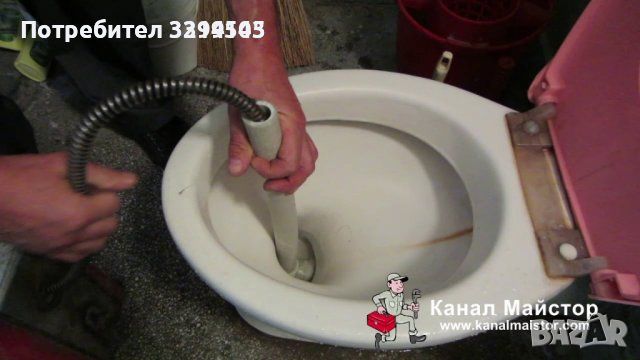 Отпушване на тоалетни мивки сифони канали шахти ремонт на канализация, снимка 1