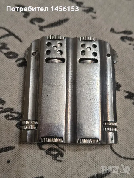 Полска алуминиева бензинова запалка (Саботьорка) от 1940 г,работещо състояние,много запазена, снимка 1