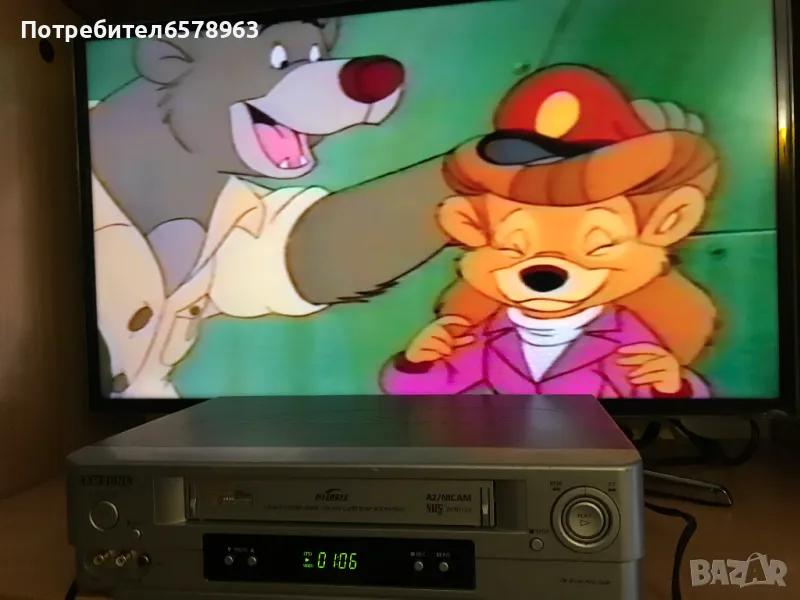 Видеокасета '' Спящата красавица и Капитан Балу ''  VHS, снимка 1