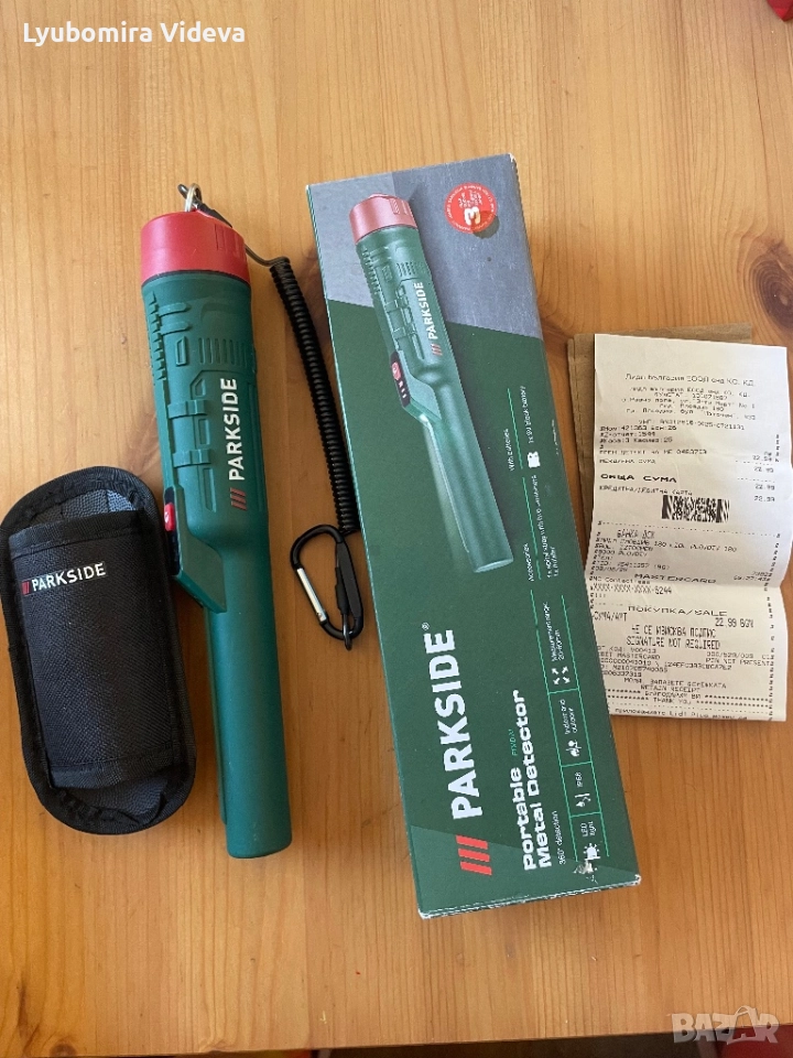 Преносим детектор за метал Parksaid, снимка 1