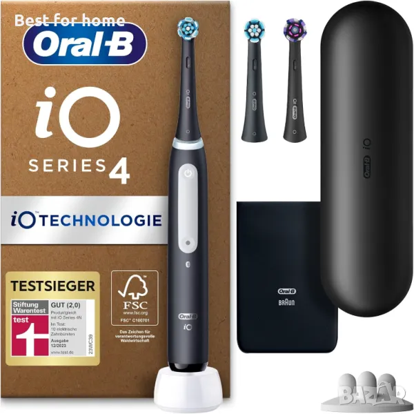 Oral-B iO Series 4 Plus+ 3 резервни глави и магнитна кутия, снимка 1